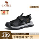 CAMEL涼鞋男夏季包頭沙灘鞋戶外休閑男士外穿透氣洞洞運(yùn)動(dòng)涼鞋子男 G13M076014黑色 42