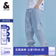 杰克·瓊斯（JACK&JONES）25年男裝秋季潮流寬松直筒錐腿涼感潮牌牛仔褲休閑褲子九分男褲 E40淺牛仔藍(lán) 905錐形 31 175 W31