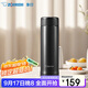 象?。╖O JIRUSHI）進(jìn)口大容量保溫杯保冷男女士?jì)和讳P鋼水杯子便攜茶杯黑色ASE50