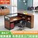 時仁（ShiRen）辦公桌組合辦公家具財務(wù)辦公桌公司屏風職員工位簡約現(xiàn)代辦公室  L型單人位【帶椅不帶柜】