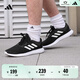 adidas CORERACER隨心暢跑網(wǎng)面休閑跑步鞋男子阿迪達斯官方輕運動(dòng) 黑/白 FX3581   41