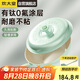 炊大皇 炒鍋不粘鍋 易潔0氟平底炒菜鍋32cm 磁爐通用糯米團(tuán)綠NM32CGL