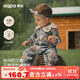 aqpa[林深時(shí)見(jiàn)鹿]愛(ài)帕嬰兒連體哈衣春秋寶寶外出服 林深時(shí)見(jiàn)鹿 80 