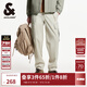 杰克·瓊斯（JACK&JONES）多口袋舒適百搭潮流時(shí)尚簡(jiǎn)約高級直筒工裝休閑褲男裝225114031 C13羽毛灰 常規 30 170