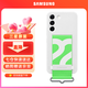 三星（SAMSUNG） Galaxy S22 5G原裝手機殼 掛繩式保護套 s22炫彩液態(tài)硅膠保護殼 S22【白色】