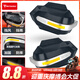摩多狼（MOTOWOLF）摩托車護(hù)手罩賽艇春風(fēng)鈴木雅馬哈手把擋風(fēng)罩大排量街車改裝配件 茶色不帶燈[加厚鋁合金+反光條]