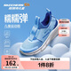 Skechers斯凱奇春秋款一腳蹬網(wǎng)面透氣休閑鞋男童運(yùn)動(dòng)鞋403866L