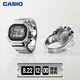 卡西歐（CASIO）50周年紀(jì)念款 限定戒指手表禮盒 液晶顯示LED照明 CRW-001-1PR 【戒指手表禮盒】