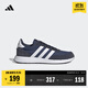 adidas RUN 60s 2.0復古休閑舒適跑步鞋男女阿迪達斯官方輕運動(dòng)   牛仔藍/白   42