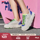 FILA 斐樂(lè)女鞋七夕送楊冪同款巖石鞋百搭帆布鞋2024夏季新款運(yùn)動(dòng)鞋 白棉花糖/炫目藍(lán)-MD 38