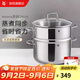 WMF福騰寶不銹鋼復(fù)底煮鍋湯鍋兩用燉鍋蒸鍋蒸籠 燃?xì)怆姶艩t通用 ASTORIA湯蒸鍋 24cm 5.7L