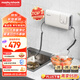 摩飛電器（Morphyrichards）【國(guó)家補(bǔ)貼】果蔬清洗機(jī) 家用雙倉(cāng)有線洗菜機(jī) 蔬菜水果分類去農(nóng)殘凈化機(jī)洗水果神器 MR2061 椰奶白