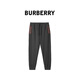 BURBERRY博柏利巴寶莉夏季新款男士系帶運動(dòng)褲80878701 深灰色 M