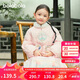 巴拉巴拉女童棉服新中式國(guó)風(fēng)外套2024冬裝棉衣刺繡立領(lǐng)小童裝208424106001