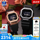 卡西歐（CASIO）情侶對表g-shock運(yùn)動(dòng)金屬小方塊時(shí)尚男女士腕表送女朋友手表禮物 GM-S5600PG&GM-5600UB天長地久