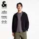 杰克·瓊斯（JACK&JONES）春秋外套男士休閑夾克合集 2252SP005黑色 M 175