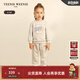 Teenie Weenie Kids小熊童裝24秋季女寶寶休閑百搭衛衣衛褲兩件套 中灰色 100 cm