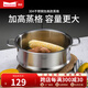 Momscook 304不銹鋼單層通用蒸屜蒸格26/28CM 26CM蒸格ZG2613N 1層 26cm