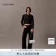 Calvin Klein小眾單肩包禮物荔枝紋包包金屬搭扣鏈條翻蓋CK女包斜挎包DH2806