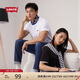 Levi's李維斯25新款情侶同款簡約休閑時尚百搭LOGO印花短袖T恤