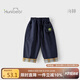歡喜小熊男童褲子兒童秋季純棉長(cháng)褲寶寶衣服春秋休閑童裝