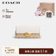 蔻馳（COACH）【品牌直供】女士ELIZA小號(hào)單肩斜挎包小方包 PVC配皮贈(zèng)玩偶