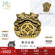 周生生七夕男士 聚財(cái)金蟾XL轉(zhuǎn)運(yùn)珠黃金Charme酷黑系列串珠 95521C定價(jià)