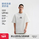 CHINISM  CH赤塵美式?jīng)龈兴俑啥绦鋞恤男士夏季潮流寬松休閑五分袖上衣 白色 L