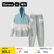 蕉內(nèi)絨絨5系情侶睡衣男女士加絨加厚拼色家居服套裝連帽開(kāi)衫款秋冬季 【女士開(kāi)衫】博灰拼色 L