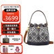 湯麗柏琦（Tory Burch）經(jīng)典手提包波士頓包女士水桶包斜挎包 送女友節日送禮 皇家海軍藍：中桶21*21*12