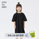 jnby by JNBY江南布衣童裝春夏連衣裙中袖A型花苞袖透氣舒適女童1N3G11460 001本黑 150 cm