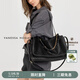 VANESSA HOGAN【曹恩齊同款】VH女包知行公文包植鞣牛皮單肩包大容量手提斜挎包