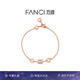 范琦（Fanci）幸運小蠻腰手鏈玫瑰金高級感表白女銀七夕情人節(jié)禮物送女友