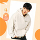 安踏連帽衛衣男女同款冬季簡(jiǎn)約純色帽衫加絨休閑運動(dòng)上衣