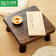 柴扉園復(fù)古換鞋凳庭院實(shí)木坐凳穿鞋矮凳家用板凳打坐禪凳擱腳凳子腳踏凳 180正方形小號(hào)板凳34X34X18