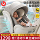 優(yōu)樂博（ULOP）智能兒童安全座椅嬰兒汽車座椅isize認證0-4歲寶寶車載座椅0-12歲 [智能控溫+語音通風(fēng)加熱]-銀灰色 【全注塑+鋼骨架+175°大躺角】