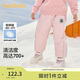 巴拉巴拉童裝兒童羽絨褲男童女童加厚褲子2024冬裝長(cháng)褲束腳褲208424108231