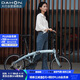 大行（DAHON）P10折疊自行車(chē)20英寸10速鋁合金成人通勤V剎 PAA003 消光灰藍