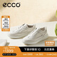 愛步（ECCO）夏季潮流拼色厚底休閑板鞋 街頭球鞋女鞋272803 白色38