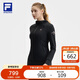 FILA 斐樂(lè)官方女士針織連帽外套2025夏季新款健身運(yùn)動(dòng)基礎(chǔ)防曬上衣