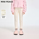 MiniPeace【專(zhuān)柜同款】太平鳥(niǎo)童裝女童打底褲冬季加絨兒童長(cháng)褲 云霧白 160