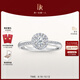 DR求婚鉆戒鉑金TRUE LOVE簡(jiǎn)奢款30分鉆石戒指節(jié)日禮物 【共約49分】30分F色VS2