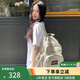 JANSPORT杰斯伯雙肩包男電腦包背包書包女大學(xué)生包旅行包 4NVC 00Y 米白色-側(cè)袋+隔層