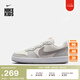 耐克（NIKE）官方酷菠蘿男女童COURT大童運(yùn)動(dòng)鞋秋季板鞋低幫DV5456 127帆白/大學(xué)灰/塵光子色/熱情紅 36.5