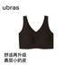 ubras無(wú)尺碼小奶皮免拆胸墊升級(jí)版背心文胸罩隱形無(wú)痕內(nèi)衣女咖啡粉末色