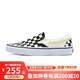 VANS范斯男鞋女鞋Slip-On黑白一腳蹬女鞋懶人鞋帆布滑板鞋VN000EYEBWW 黑白格 VN000EYEBWW 現(xiàn)貨 36.5