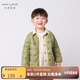 MARC&JANIE馬克珍妮新款童裝兒童春秋裝男女童超輕保暖羽絨服外套221062 草綠 110