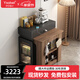 伊莎蓓爾現(xiàn)代簡(jiǎn)約島臺(tái)餐桌一體家用可伸縮小戶型2024新款折疊餐桌椅組合 伸縮島臺(tái)【黑】實(shí)木椅-*6
