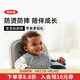 奧秀（OXO）硅膠兒童碗防摔防燙寶寶嬰兒輔食專(zhuān)用吃飯練習餐具 硅膠碗 海軍藍