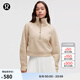 lululemon丨Scuba 女士超寬松款煙囪領(lǐng)衛(wèi)衣 LW3IFTS 沙漠棕褐色 M /L